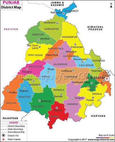 Punjab Map